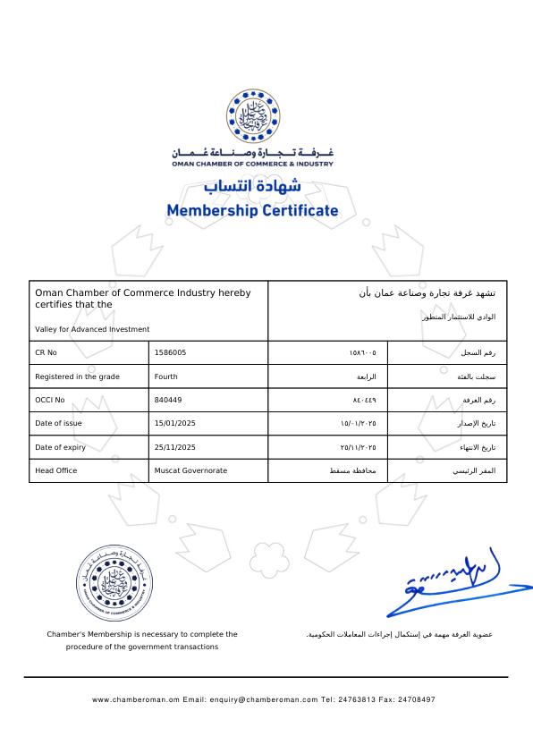 Membership Certificate